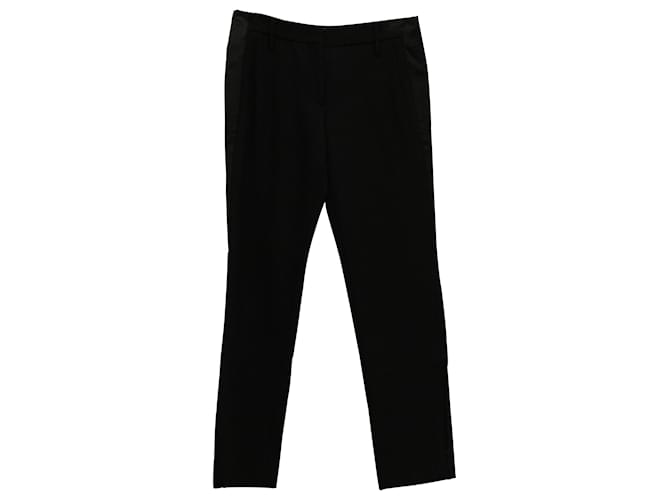 Prada Taillierte Hose aus schwarzer Wolle  ref.685315