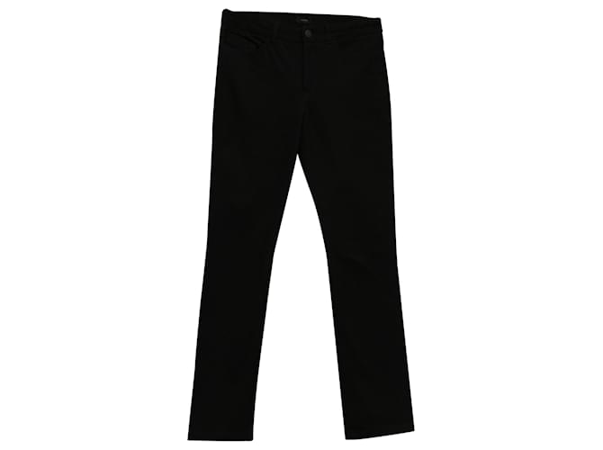 Pantalon de costume coupe droite Joseph en viscose noire Fibre de cellulose  ref.685317