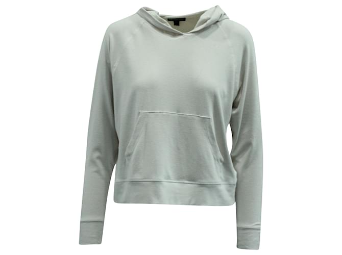 Autre Marque James Perse Oversized Hoodie in White Cotton Cream  ref.685375