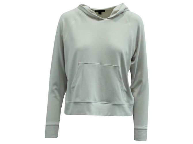 Autre Marque Sudadera con capucha extragrande de algodón blanco de James Perse Crudo