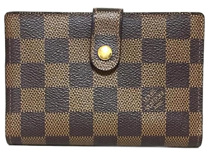 Louis Vuitton Damier Azur Port Feuille Vienoise French Purse Wallet