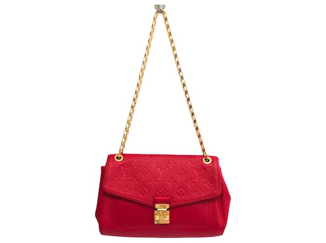 Louis Vuitton Saint Germain Red Cloth  ref.685592