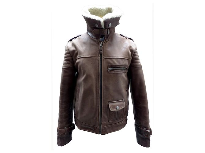 Autre Marque Pirate cowhide leather jacket Dream M Brown