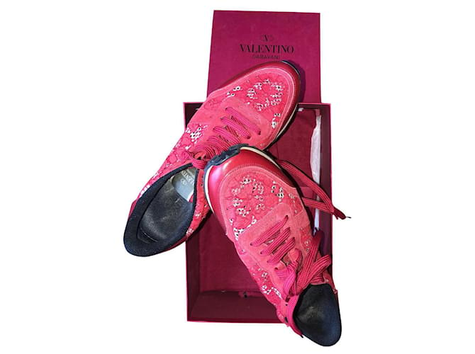 Valentino Sneakers Red  ref.685648