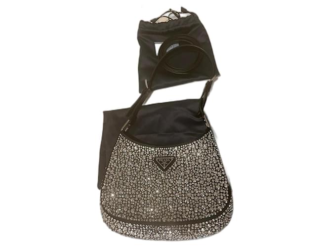 Prada Handbags Black Leather  ref.685696