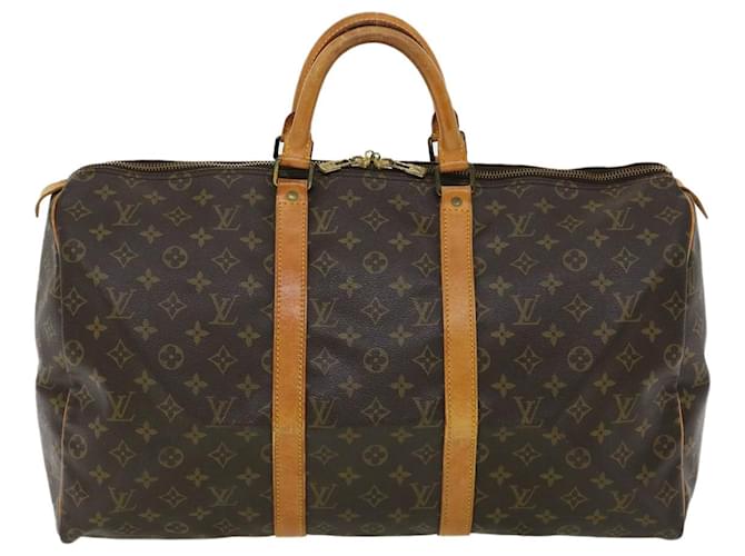 Louis Vuitton Keepall 50 Toile Marron  ref.685793