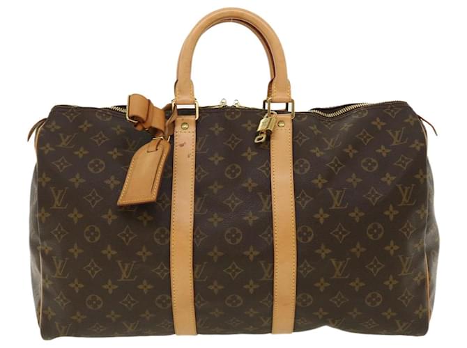 Louis Vuitton Keepall 45 Brown Cloth  ref.685800