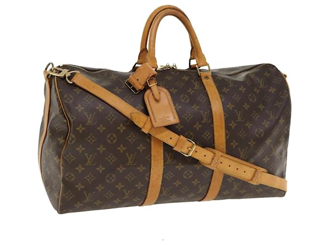 Louis Vuitton Leather Name Tag w/ Strap for Keepall Older Style