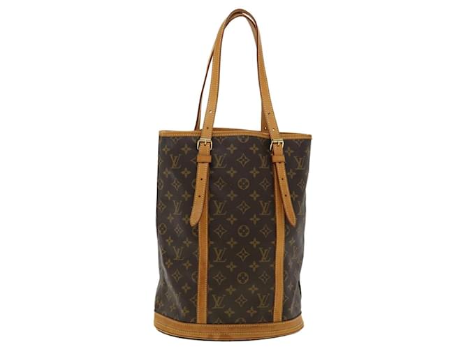 Louis Vuitton Bucket Brown Cloth  ref.685882