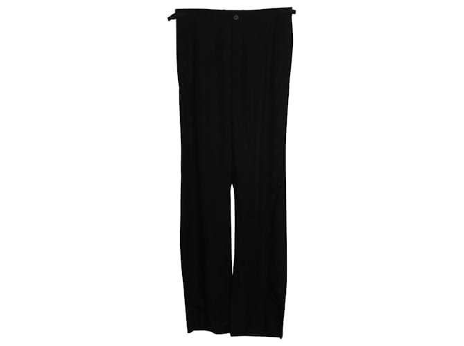 Balenciaga Straight Cut Pants in Black Lyocell  ref.685889