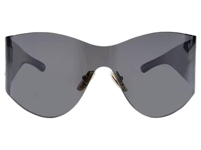 Day Balenciaga BB0122S Mask Sunglasses in Black Acetate Cellulose fibre  ref.685955