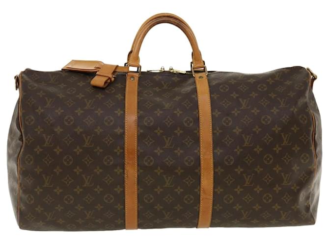 Louis Vuitton Keepall 60 Brown Cloth  ref.686235