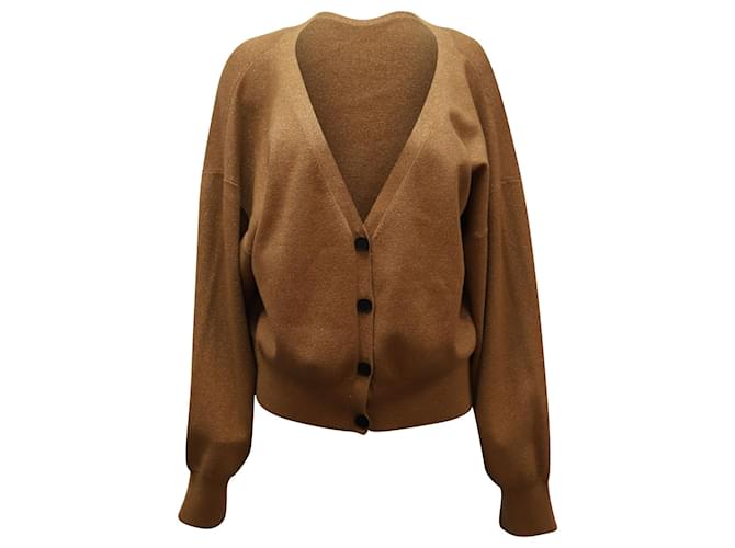 A.L.C ALC Knit Cardigan in Brown Viscose Cellulose fibre  ref.686472