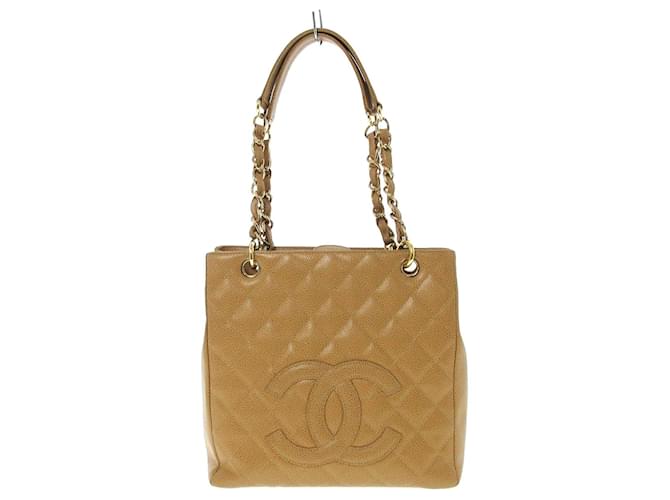 Chanel PST (Petite Shopping Tote) Brown Leather  ref.686780