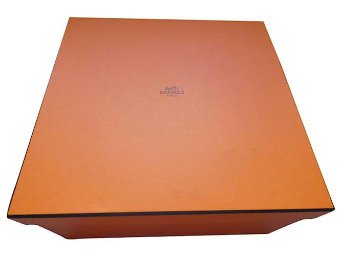 boite' hermès pour sac a main hermès birkin 35 Orange  ref.687099