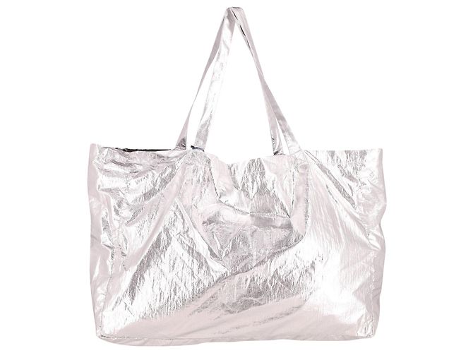 Simon Miller Mega Tote Bag in Silver Polyester Silvery