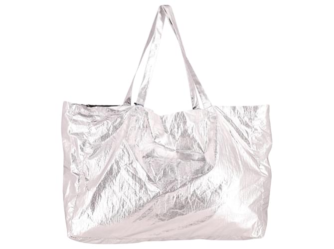 Simon Miller Mega Tote Bag in Silver Polyester Silvery  ref.687331