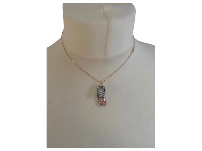 Louis Vuitton Nanogram necklace Multiple colors Metal ref.687820