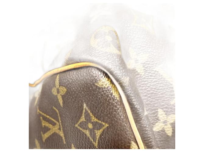 Louis Vuitton Keepall Bandouliere 50 Marrone Tela  ref.687824