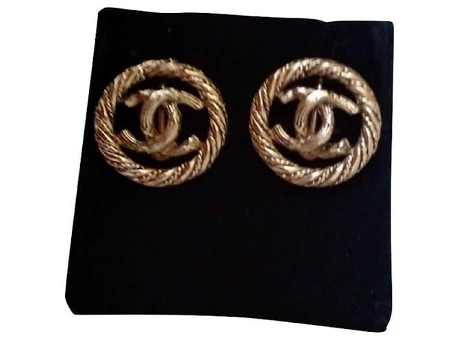 Coco Chanel Dourado Metal  ref.687856
