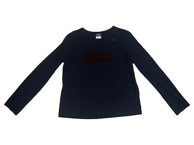 Cambon Chanel Tops Navy blue Cotton ref.687954 - Joli Closet