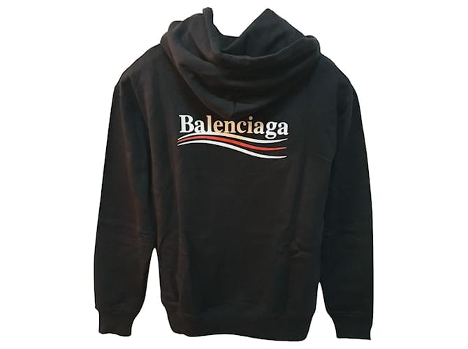 Balenciaga politically campaign Black Cotton  ref.687983