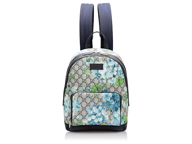 Gucci blue blooms backpack on sale