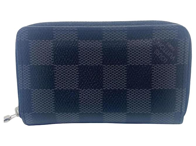 Louis Vuitton Porte monnaie Zippy Black Cloth  ref.688119