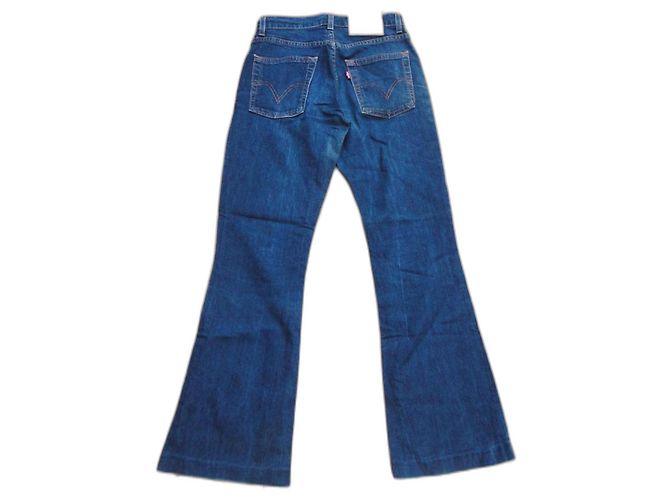 Levi's 525 Bootcut Jeans Blue Cotton Elastane Size 38