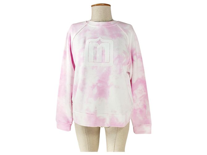 Sudadera Maje Rosa de Algodón 