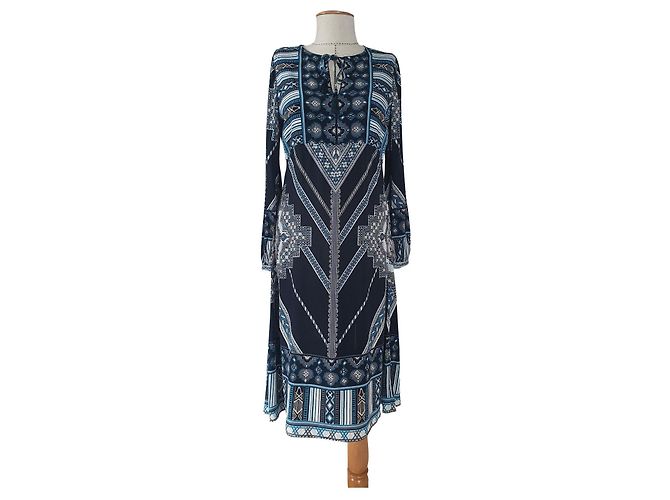 Vestido Hale Bob de viscose Multicor