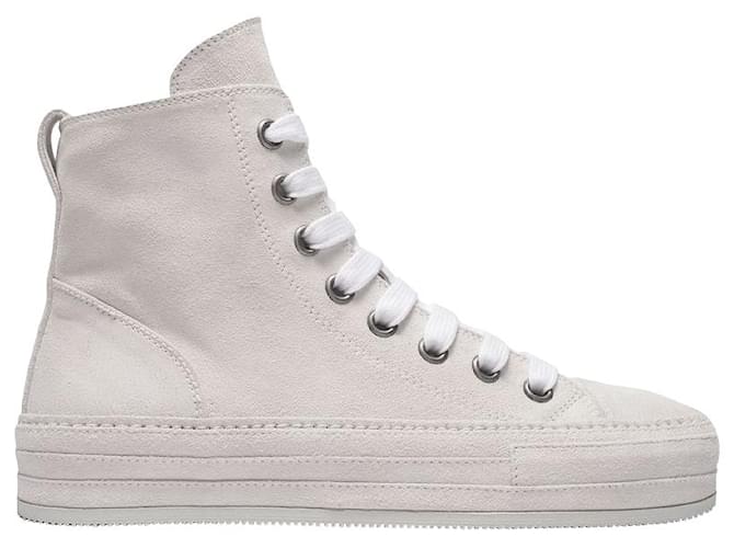 Ann Demeulemeester Raven Sneakers in White Leather  ref.689090
