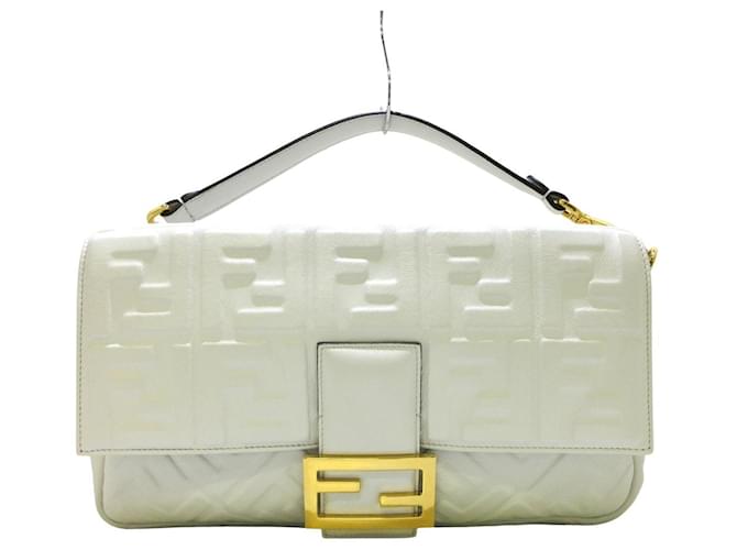 Fendi hot sale baguette white