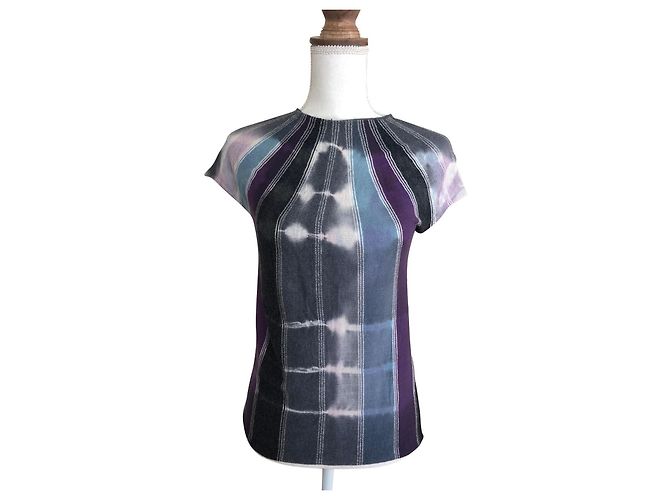 Top Armani in lana multicolore