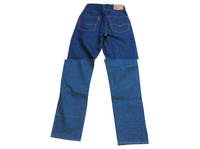 Autre Marque Custer jeans vintage 40 Azul Algodão  ref.689616