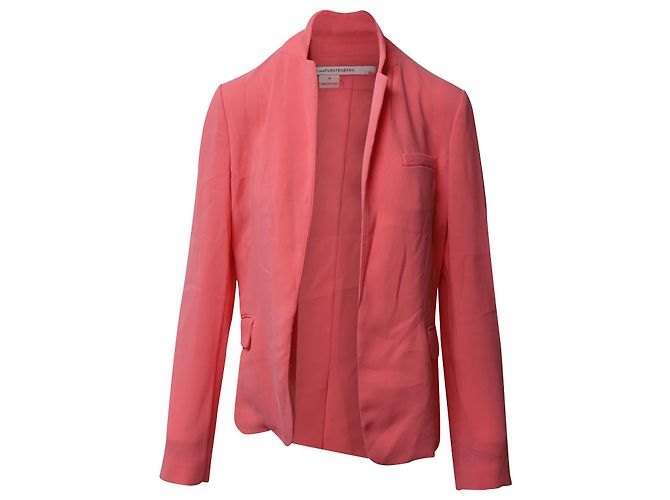 Diane Von Furstenberg Blazer Jacket in Pink Wool Blend