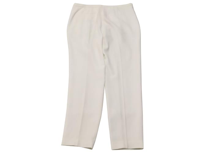 Pantalones de pernera cónica de crepé en triacetato blanco de Alexander Wang Sintético  ref.689855
