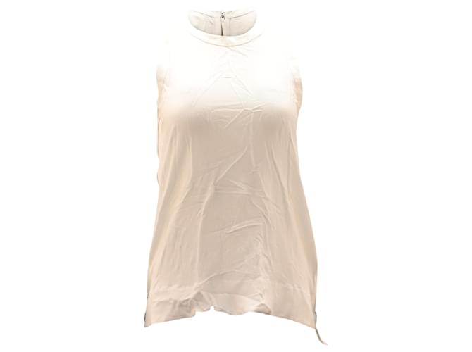 Helmut Lang Tank Top in White Rayon Cellulose fibre  ref.689981