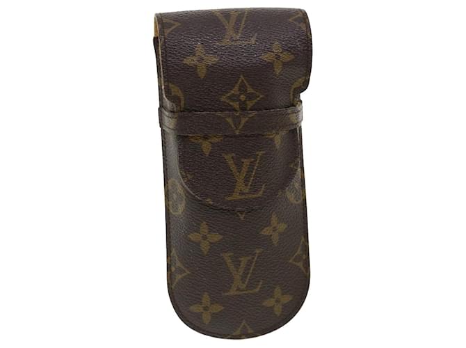 Louis Vuitton Eye Glasses Case Holder Monogram Etui a Lunettes 