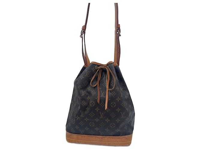 Brown Coated Canvas Louis Vuitton Noe Cloth  ref.690172