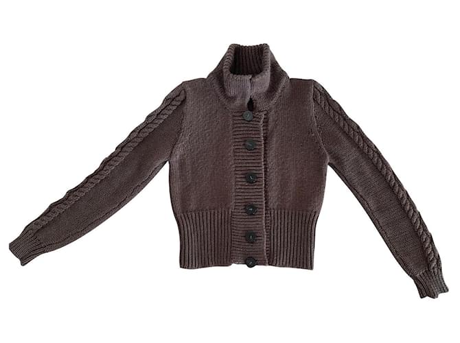Kurze Weste oder brauner Bomber Adolfo Dominguez T. S 