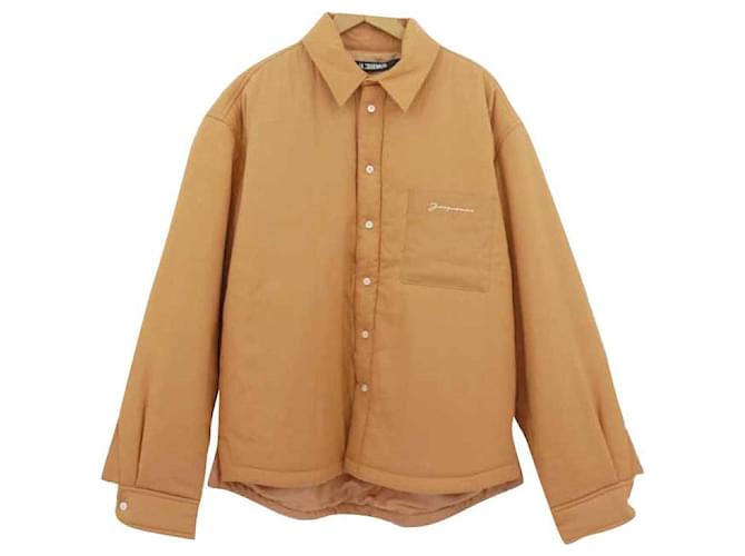 Jacquemus *ACQUEMUS Padded Jacket Shirt Jacket 21AW Orange Size