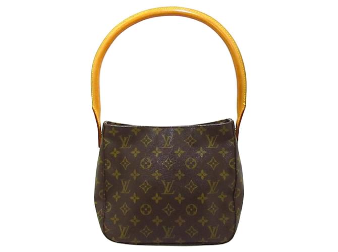 Louis Vuitton Looping MM Brown Cloth  ref.690597