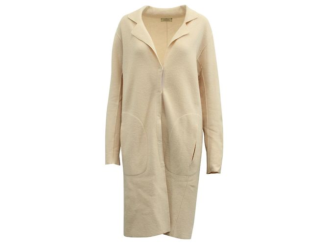 Nina Ricci Mantel aus beiger Schurwolle