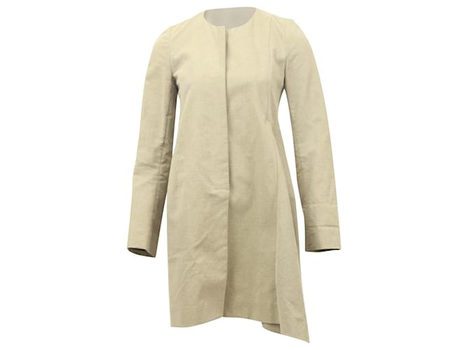Marni Long Coat in Beige Cotton   ref.690794