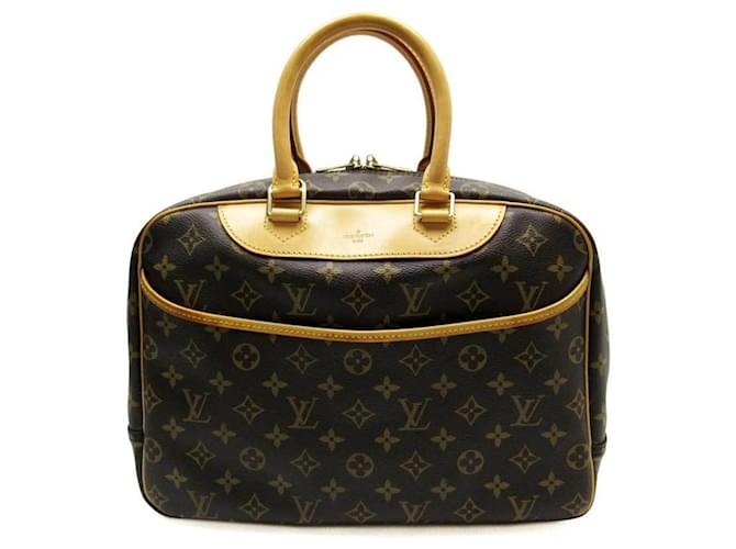 Louis Vuitton Deauville Brown Cloth  ref.691245