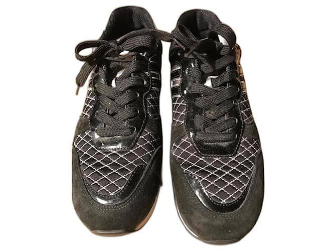 sneakers Hogan Black Deerskin  ref.691280