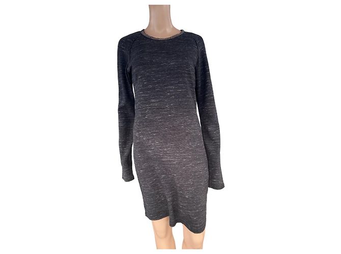 Vestido Maison Scotch gris de viscosa