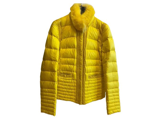 Roberto Cavalli jacket, puffer Yellow