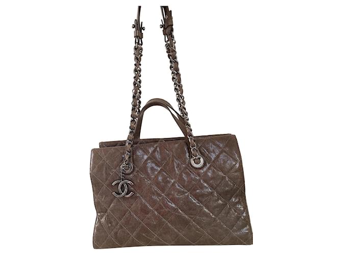 Chanel Bag Brown Leather  ref.691320